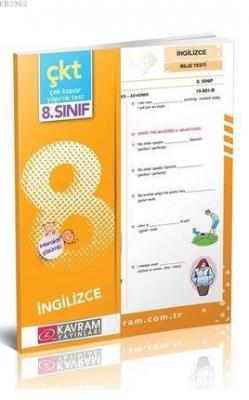 8.Sınıf İngilizce Yaprak Test-Karekod Video Çözümlü