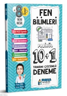 8. Sınıf LGS Fen Bilimleri Tamamı Çözümlü Fasikül 10 Branş 1 Genel Deneme