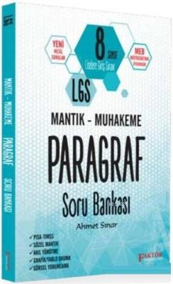 8. Sınıf LGS Mantık - Muhakeme Paragraf Soru Bankası Ahmet Sınar