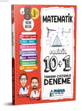 8. Sınıf LGS Matematik Tamamı Çözümlü Fasikül 10 Branş 1 Genel Deneme
