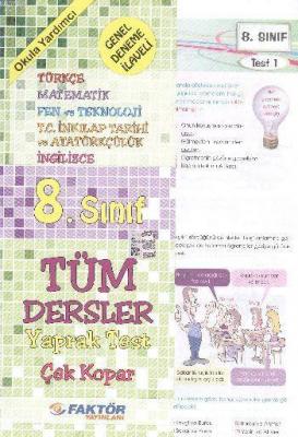 8. Sınıf Tüm Dersler Yaprak Testler