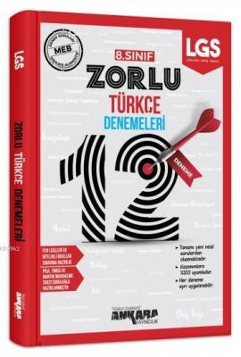 8. Sınıf Türkçe 12 Zorlu Deneme Ankara Yayıncılık