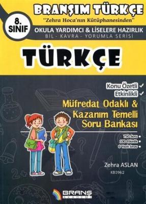 8. Sınıf Türkçe Konu Özetli Etkinlikli Müfredat Odaklı - Kazanım Temel
