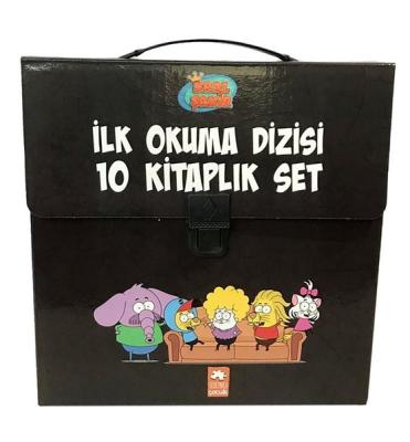 Kral Şakir İlk Okuma Kitaplari Çantali Set (10 Kitap Takım) - Siyah Va