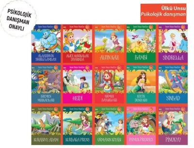 Seçme Dünya Masalları Resimli ( 15 Kitap Set ) ( 5, 6, 7 Yaş ve Üstü )