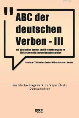 ABC Der Deutschen Verben - III Veysi Örek