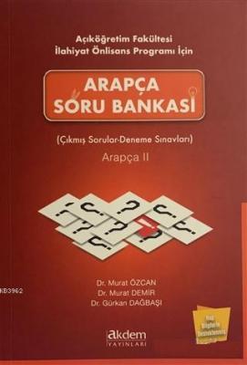 Açıköğretim Fakültesi İlahiyat Önlisans Programı İçin Arapça Soru Bankası Arapça 2