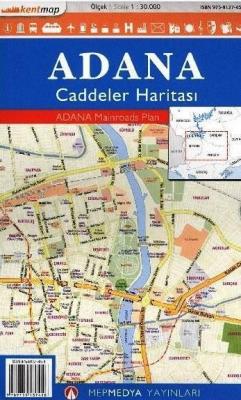 Adana Caddeler Haritası Kolektif