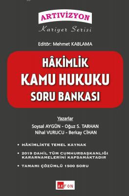 Akfon Hakimlik Soru Bankası Eylül 2019 Artıvizyon Kariyer