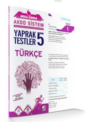 Akıllı Damla Türkçe Yaprak Testler - 5.Sınıf Kolektif