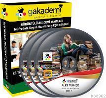 ALES Türkçe Çözümlü Soru Bankası Eğitim Seti 6 DVD Kolektif