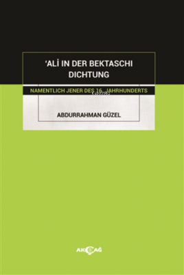 'ali In Der Bektaschi Dichtung