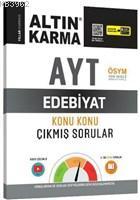Altın Karma Yayınları AYT Edebiyat Konu Konu Çıkmış Sorular Altın Karma