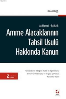 Amme Alacaklarının Tahsil Usulü Hakkında Kanun