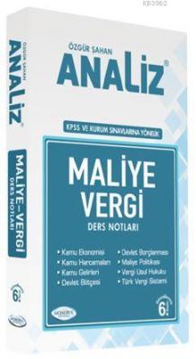 Analiz Maliye Vergi Ders Notları Özgür Şahan