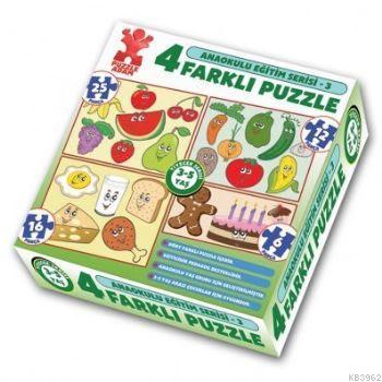 Anaokulu Eğitim Serisi 3 4 FarklıPuzzle