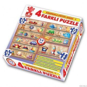 Anaokulu Eğitim Serisi1  4 FarklıPuzzle