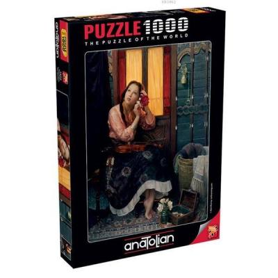 Anatolian Puzzle 1000 Parça Kızıl Kadın/Crimson Rose 1072 Kolektif