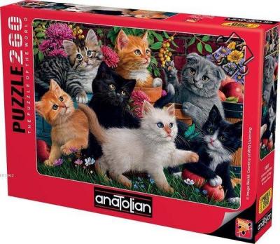 Anatolian-Puzzle 260 Oyuncu Kediler Kittens at Play Kolektif