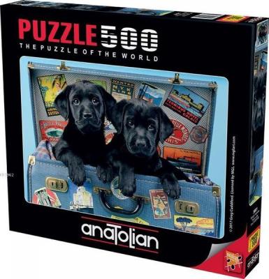 Anatolian Puzzle 500 Parça Gezgin Köpekler 3601 Kolektif