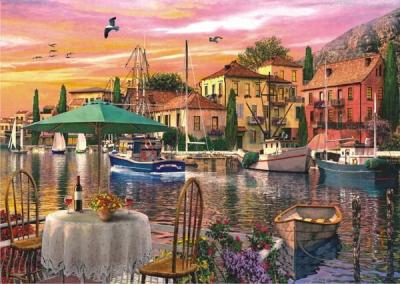 Anatolian Puzzle Limanda Günbatımı / Sunset Harbour 3000 Parça 4905 Ko
