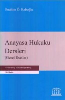 Anayasa Hukuku Dersleri