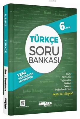 Ankara Yayınları 6. Sınıf Türkçe Soru Bankası Ankara