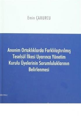 Anonim Ortaklıklarda Farklılaştırılmış Teselsül İlkesi Uyarınca Yönetim Kurulu Üyelerinin Sorumluluklarının Belirlenmesi