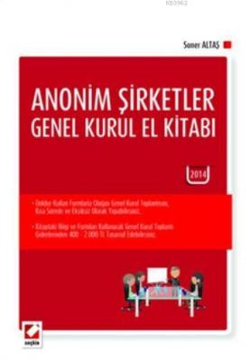 Anonim Şirketler Genel Kurul El Kitabı