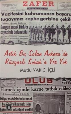 Artık Bu Solan Ankara'da Rüzgarlı Sokak'a Yer Yok