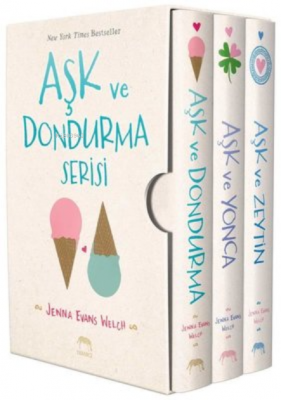 Aşk ve Dondurma Serisi Kutulu Set (3 Kitap Takım) Jenna Evans Welch