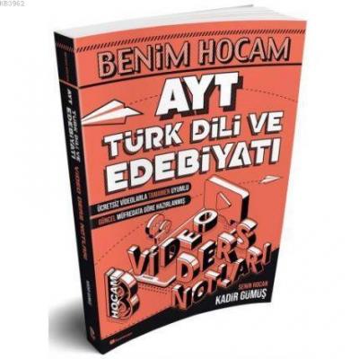 Benim Hocam Yayınları AYT Türk Dili ve Edebiyatı Video Ders Notları Be