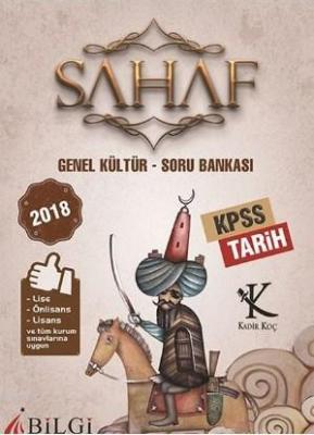Bilgi Eğitim Merkezi 2018 KPSS Genel Kültür SAHAF Tarih Soru Bankası Y