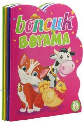Boncuk Boyama Seti (Şekilli Kesim - 4 Kitap) Kolektif