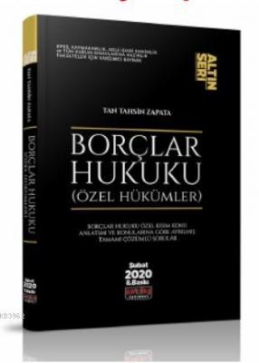 Borçlar Hukuku Konu Anlatımı Özel Hükümler