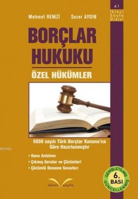 Borçlar Hukuku Özel Hükümler Mehmet Remzi