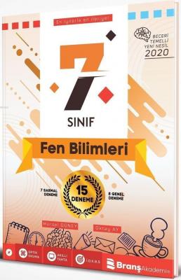Branş Akademi Yayınları 7. Sınıf Beceri Temelli Fen Bilimleri 15 Deneme Branş Akademi