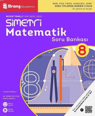 Branş Akademi Yayınları 8. Sınıf LGS Matematik Simetri Soru Bankası Br