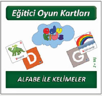 Alfabe İle Kelimeler - Eğitici Oyun Kartları