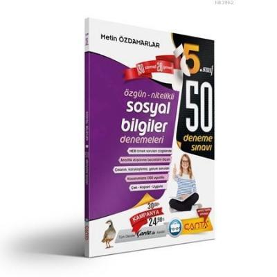 Çanta Yayınları 5. Sınıf Sosyal Bilgiler 50 Deneme Sınavı Çanta Kolekt