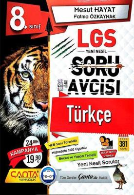 Çanta Yayınları 8. Sınıf LGS Türkçe Soru Avcısı Çanta
