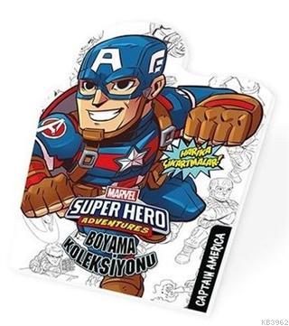 Captan America - Marvel Süper Kahramanlar Boyama Koleksiyonu Kolektif