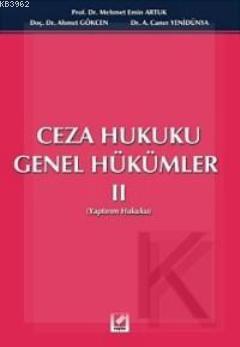 Ceza Hukuku Genel Hükümler I