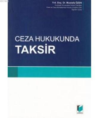 Ceza Hukukunda Taksir