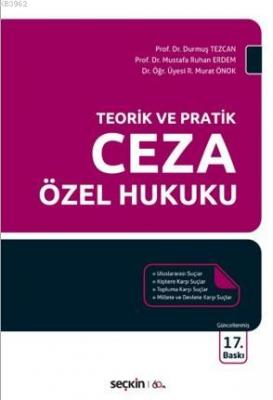 Ceza Özel Hukuku Durmuş Tezcan