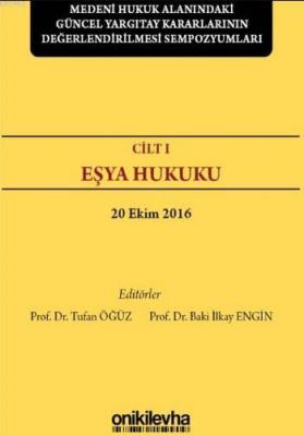 Cilt 1 Eşya Hukuku