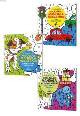 Çocuklar İçin Kodlamalı Mandala Seti - 3 Kitap Kolektif