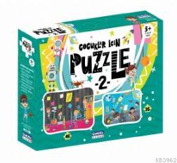 Çocuklar İçin Puzzle - 2 (Kutulu) Adem Fidan