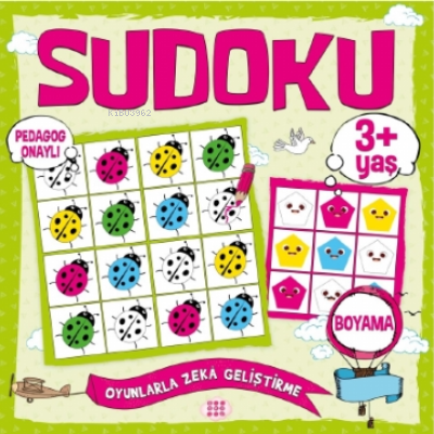 Çocuklar İçin Sudoku - Boyama (3+ Yaş) Kolektif