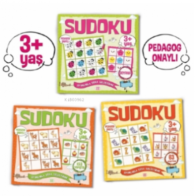 Çocuklar İçin Sudoku Seti (3+ Yaş) Kolektif